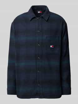 TOMMY JEANS Overhemdjasje TJM BADGE CHECK OVERSHIRT