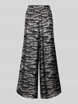 Drykorn Wide leg stoffen broek met elastische band model 'CEILING'