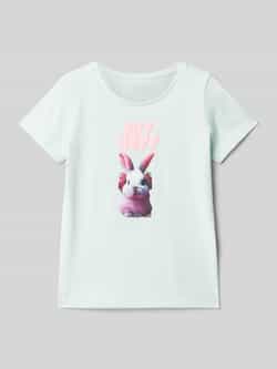 Tom Tailor Regular fit T-shirt van puur katoen met motiefprint