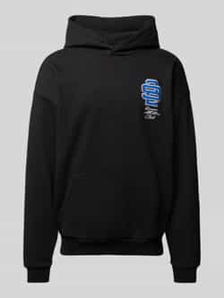 REVIEW Hoodie met labelstitching