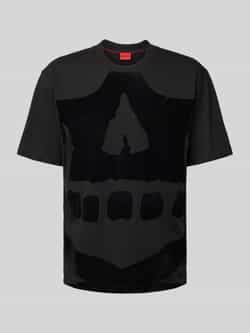 HUGO Regular fit T-shirt met ronde hals model 'Duskulty'