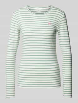 Kaffe Shirt met lange mouwen en motiefstitching model 'Liddy'