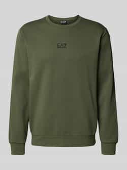 EA7 Emporio Armani Sweatshirt met labeldetail