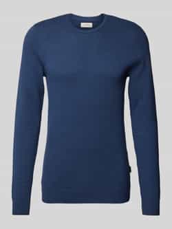 Blend Gebreide pullover met structuurmotief