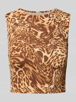 Stronger Korte top met labelprint