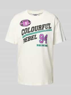 Colourful Rebel Loose fit T-shirt met ronde hals