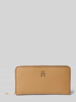 Tommy Hilfiger Portemonnee TH SOFT LOGOTAPE LRG ZA portemonnee damesportemonnee met th-sieraalelement