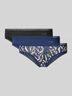 Sloggi Slip met gehaakt kant model 'GO Crush' in een set van 3 stuks