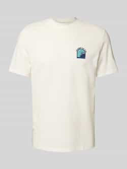 Blend T-shirt met motief- en statementstitching model 'JOBBE'