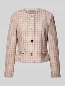Christian Berg Woman Selection Blazer met structuurmotief