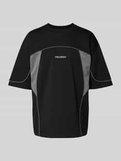 REVIEW Oversized T-shirt met labelprint