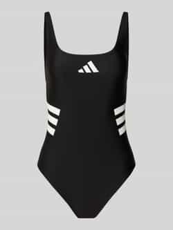 Adidas 3-Stripes U-Back Badpak Zwart- Dames Zwart