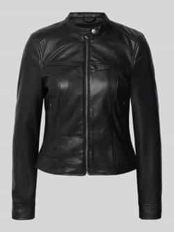 Vero Moda Shaped fit jack in leerlook met ritssluiting model 'AMANDA'