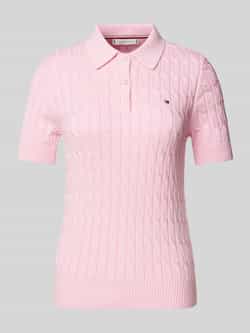 Tommy Hilfiger Gebreid shirt met kabelpatroon