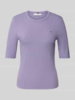 Tommy Hilfiger Slim fit T-shirt van viscosemix