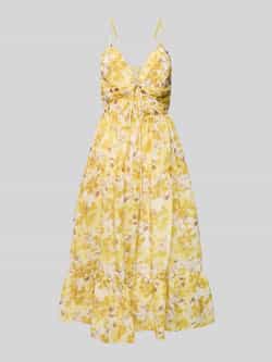 ADLYSH Knielange cocktailjurk met vetersluiting