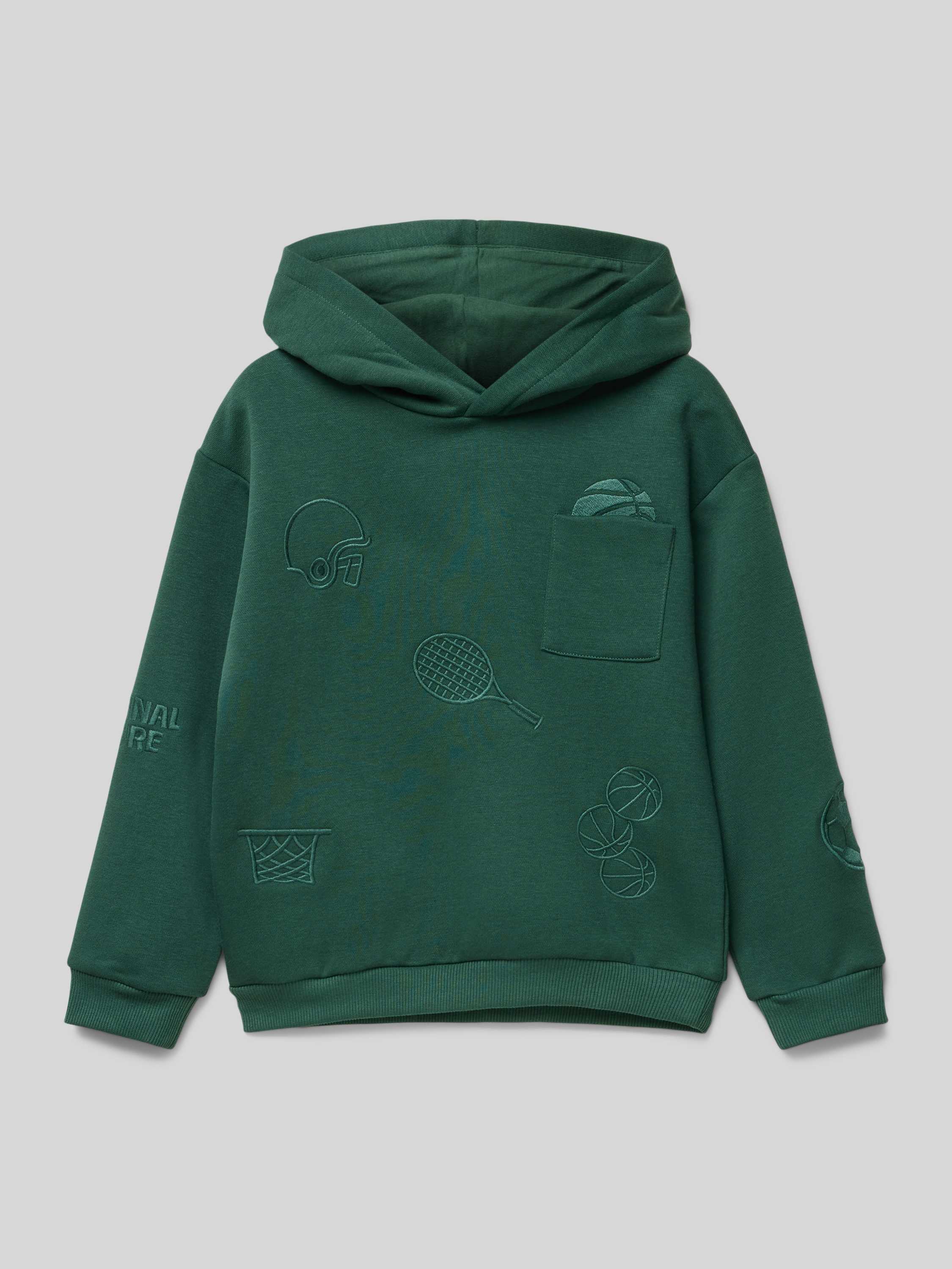 Mayoral Hoodie met labelstitchings