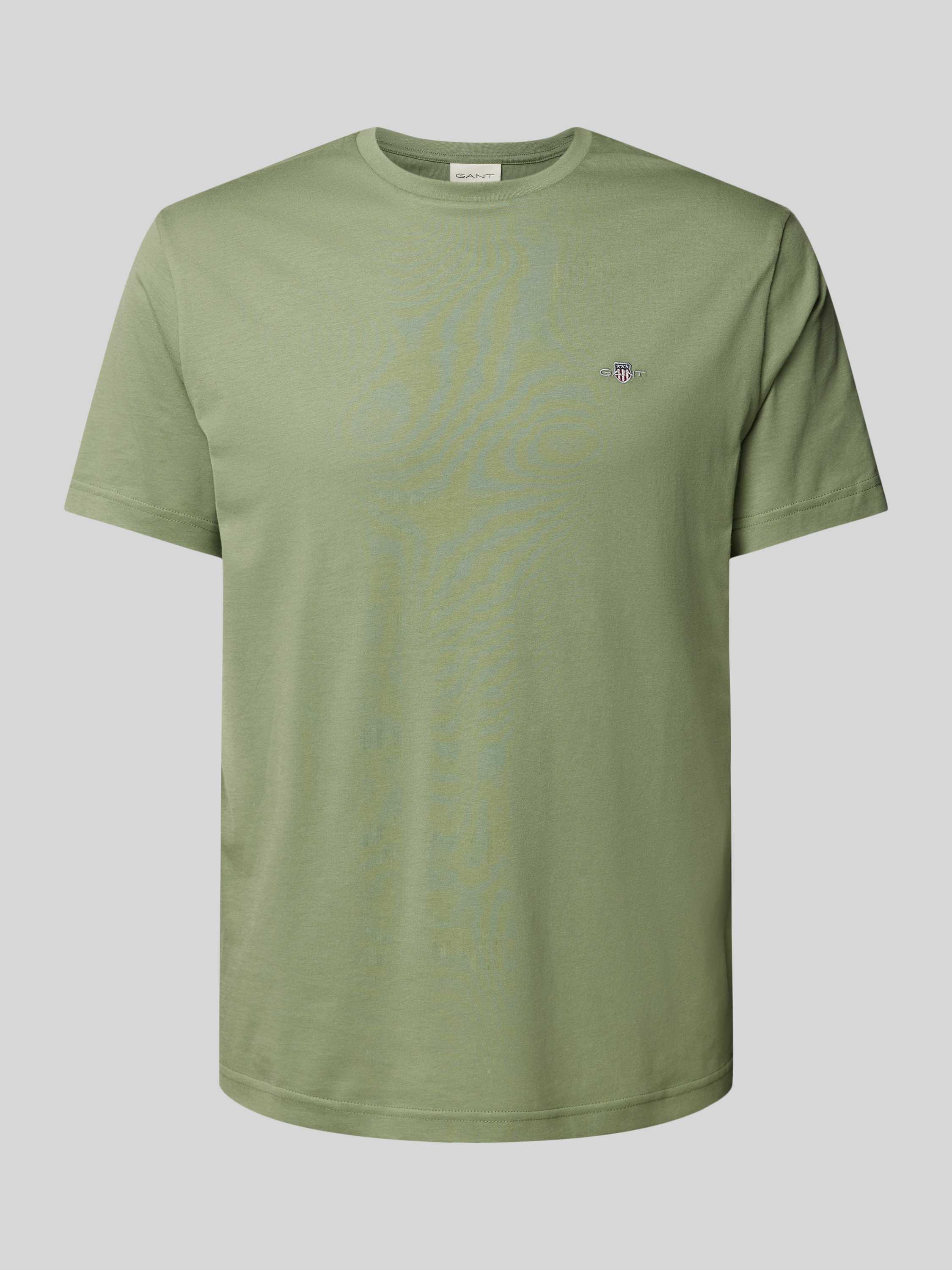 Gant T-shirt met labelstitching model 'SHIELD'