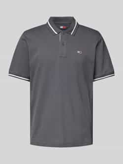 TOMMY JEANS Poloshirt TJM REG TIPPED POLO met gestreepte details