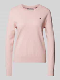 Tommy Hilfiger Gebreide pullover met logostitching