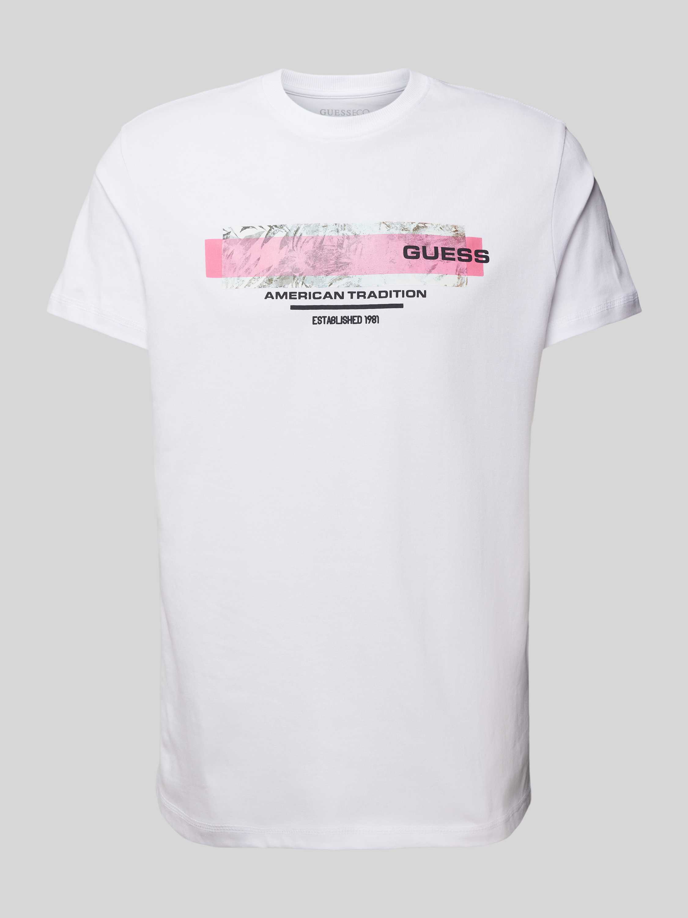 Guess T-shirt met labelprint