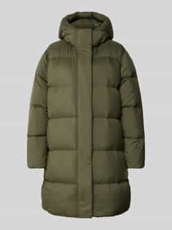 Tommy Hilfiger Regular fit lange donsjas met capuchon
