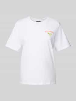 PIECES T-shirt PCKILANA met printopdruk wit