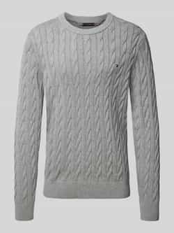 Tommy Hilfiger Regular fit gebreide pullover van zuiver katoen