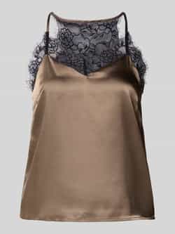 Pieces Regular fit top met bandjes van satijn model 'JAHARA'