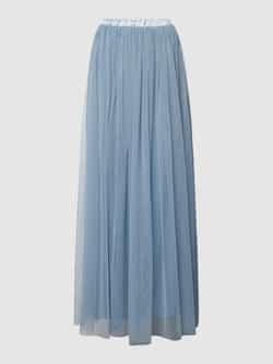 Lace & Beads Maxirok van mesh met plooien