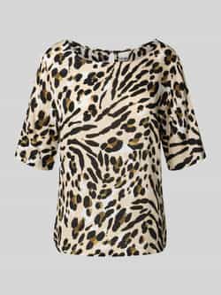 Ichi Regular fit blouse met ronde hals model 'MARRAKECH'