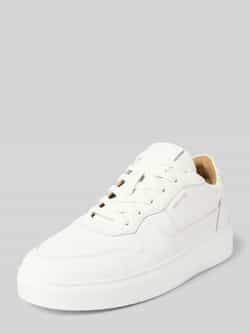 PS Poelman Leren sneakers met labeldetail model 'Enzo'