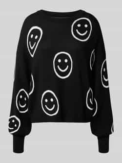 Only Regular fit gebreide pullover van viscosemix model 'MONTANA'