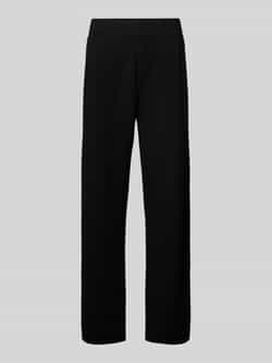 Zero Wide fit stoffen broek met elastische band
