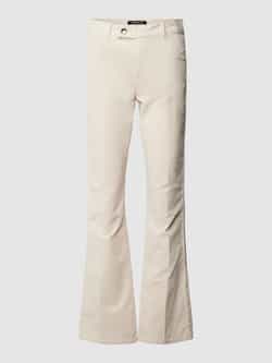 AEngels Bootcut stoffen broek met steekzakken