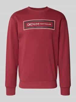 Tom Tailor Denim Regular fit sweatshirt van katoenmix