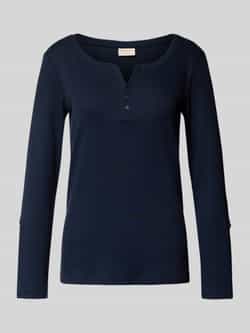 Tom Tailor Regular fit shirt met lange mouwen van katoenmix
