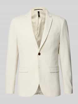 SELECTED HOMME Heren Colberts Slhslimaitor Jersey Struc Blz Flex Noos Beige