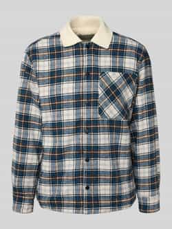 Jack & jones Regular fit overhemdjack met voering van teddybont model 'ZAC'