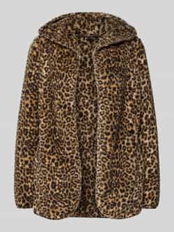 Only Relaxed fit cardigan met all-over motief model 'CONTACT'