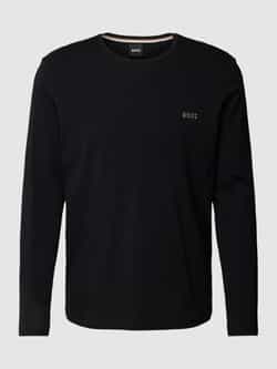 BOSS Shirt met lange mouwen Mix&Match LS-Shirt R met -borduursel op de borst