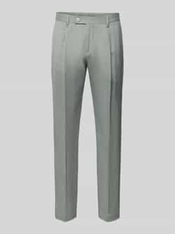 Antony Morato Regular fit linnen broek met bandplooien