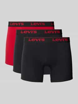 Levi's Boxershort met logostitching in een set van 3 stuks model 'Repeat'