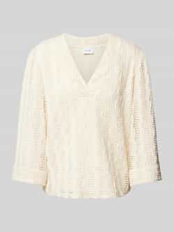 Vila Regular fit blouse met V-hals model 'LUMENA'