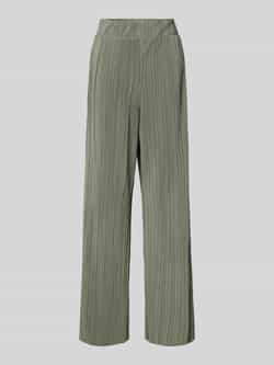 Only Regular fit wijde broek in plissélook model 'RAVENNA'