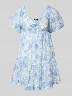 Gina Tricot Mini-jurk met pofmouwen