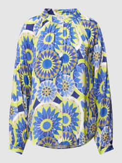 Emily Van den Bergh Bloemenblouse Losse Pasvorm Knoopsluiting Multicolor Dames