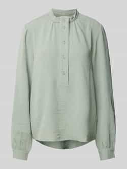 Q S designed by Blouse met lange mouwen met knoopsluiting