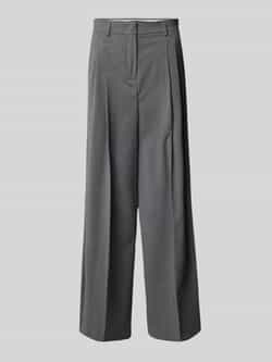 Weekend Max Mara Wide leg bandplooibroek van zuivere scheerwol model 'ADELFI'