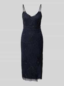Lace & Beads Cocktailjurk met hartvormige hals